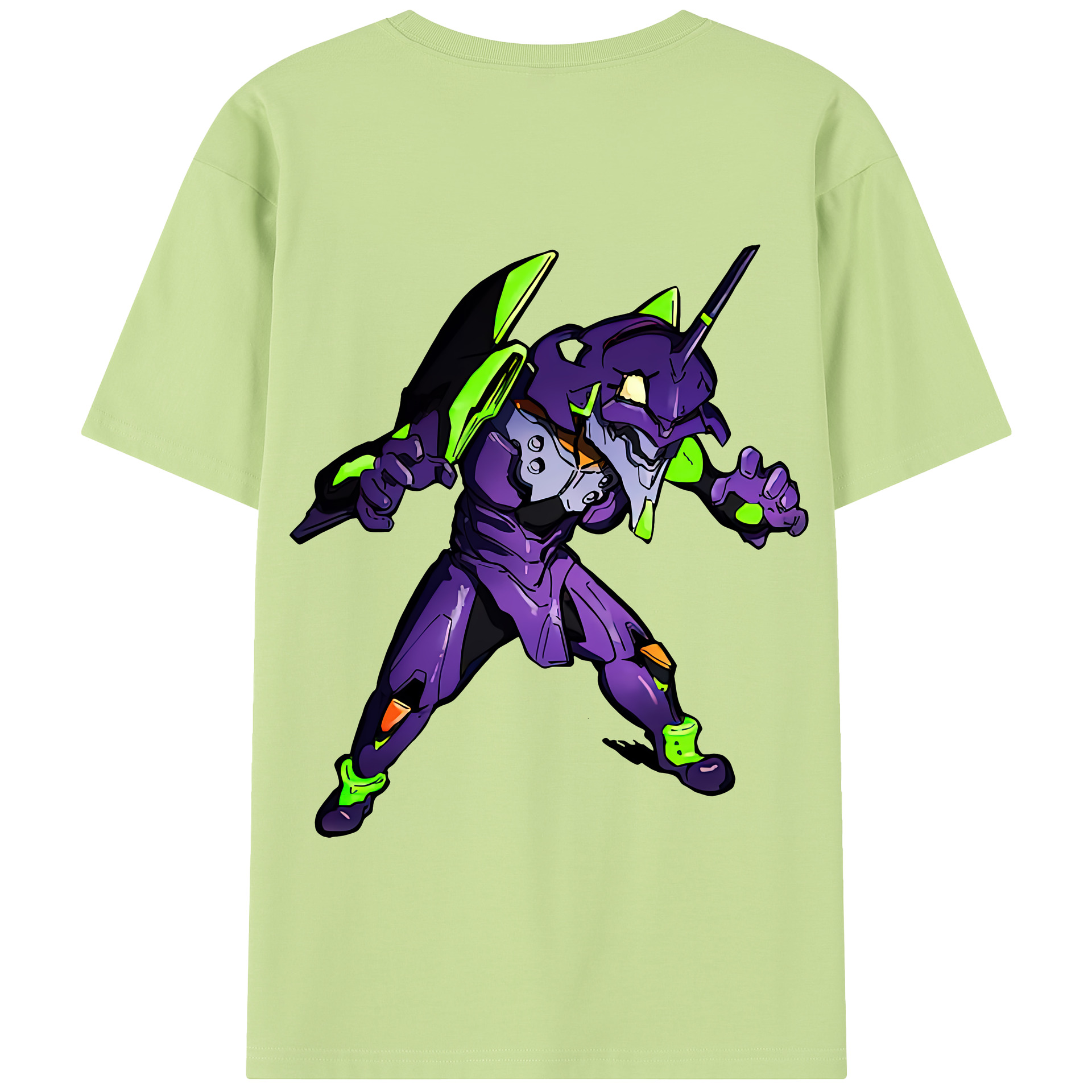 （画像用） EVA 新世紀エヴァンゲリオン 綿100％半袖Tシャツ（背面プリント）